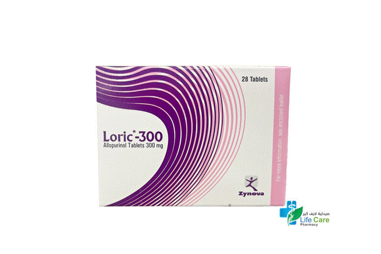 LORIC 300 MG 28 TABLETS - صيدلية لايف كير