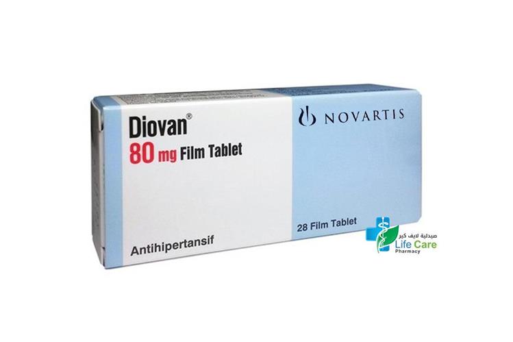 DIOVAN 80 MG 28 TABLETS - Life Care Pharmacy