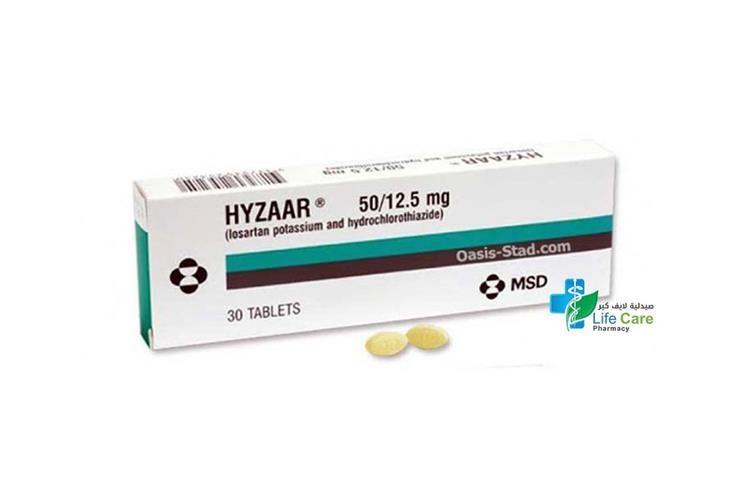 HYZAAR 50 12.5 MG 30 TAB - Life Care Pharmacy