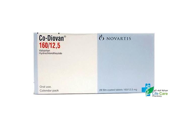 CO DIOVAN 160 / 12.5 MG 28 TABLETS - Life Care Pharmacy