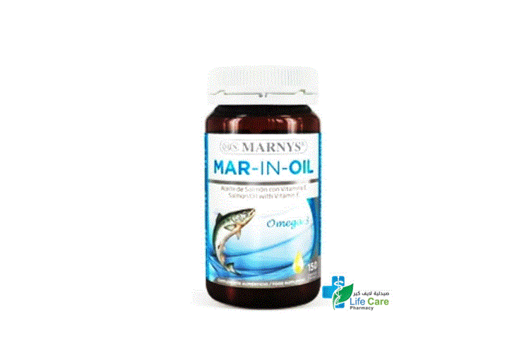 MARNYS MAR IN OIL OMEGA 3 150 CAPSULES - Life Care Pharmacy