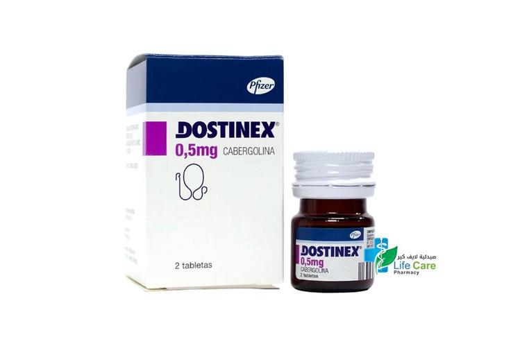 DOSTINEX 0.5MG 2 TAB - Life Care Pharmacy