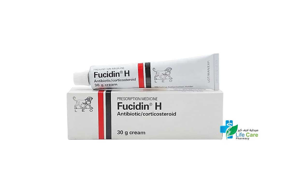 FUCIDIN H CREAM 30 GM - Life Care Pharmacy