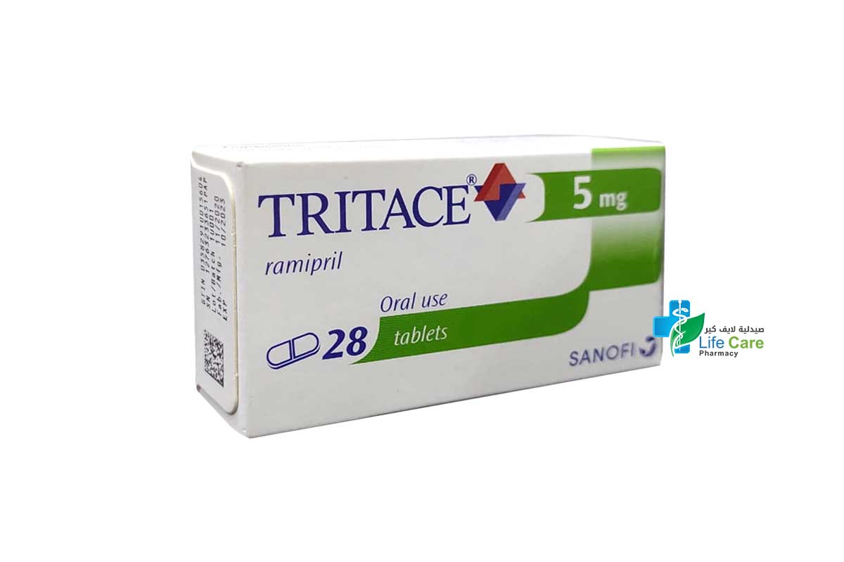 TRITACE 5MG 28 TABLETS - Life Care Pharmacy