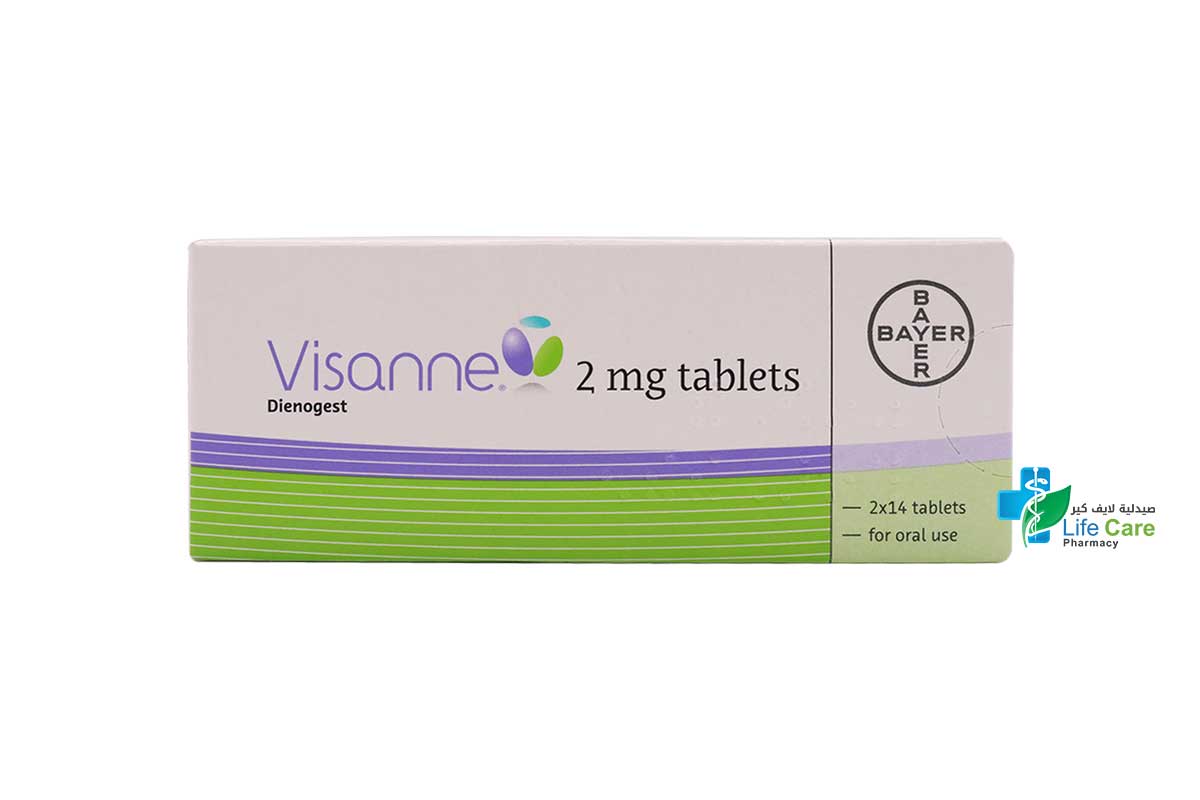 VISANNE 2 MG 28 TABLETS - Life Care Pharmacy