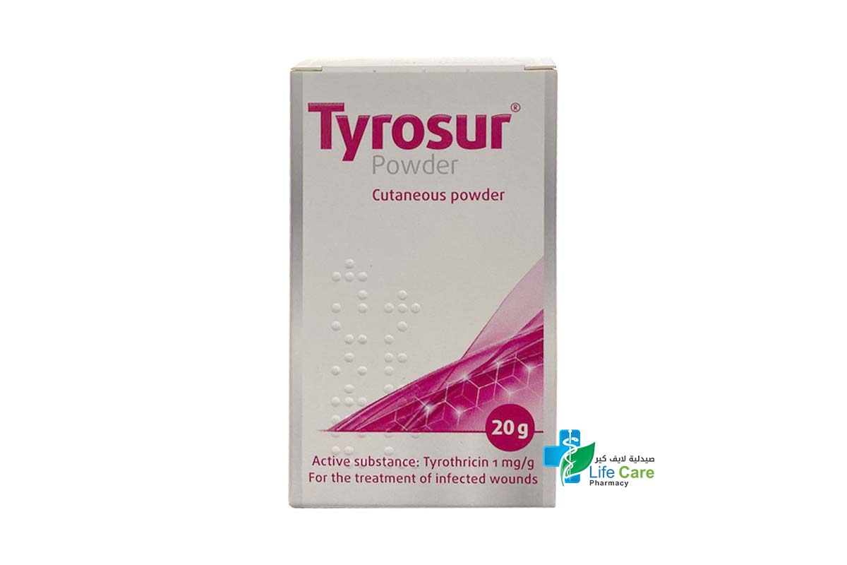 TYROSUR POWDER 20 GM - Life Care Pharmacy