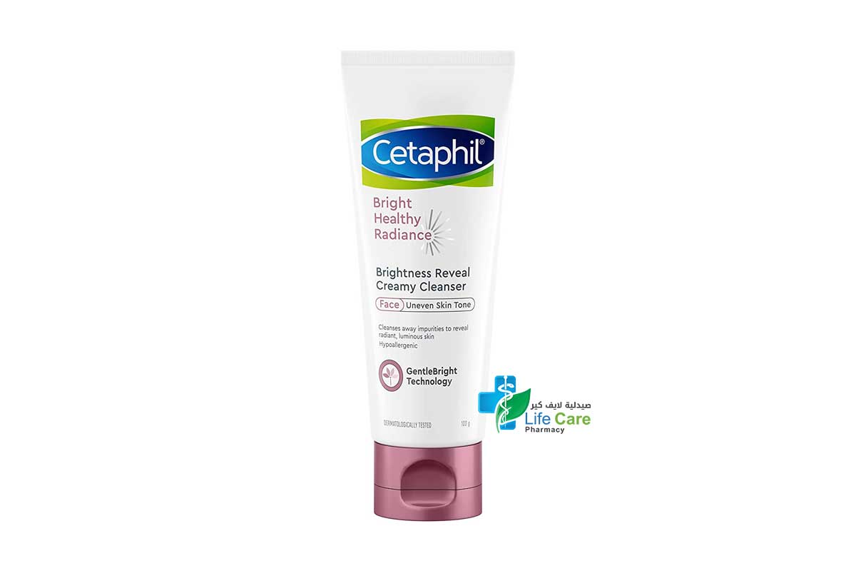 CETAPHIL BRIGHT HEALTHY RADIANCE REVEAL FACE CLEANSER 100GM - Life Care Pharmacy