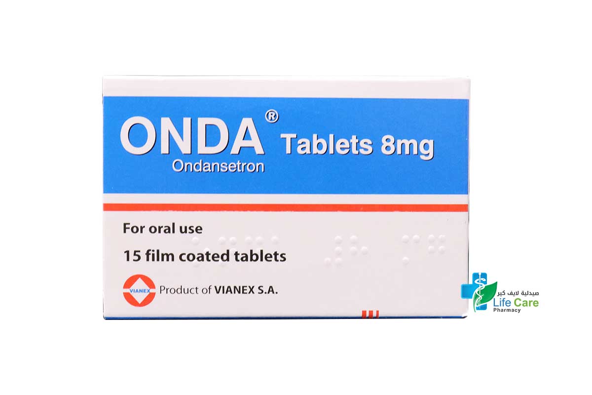 ONDA 8 MG 15 TAB - Life Care Pharmacy