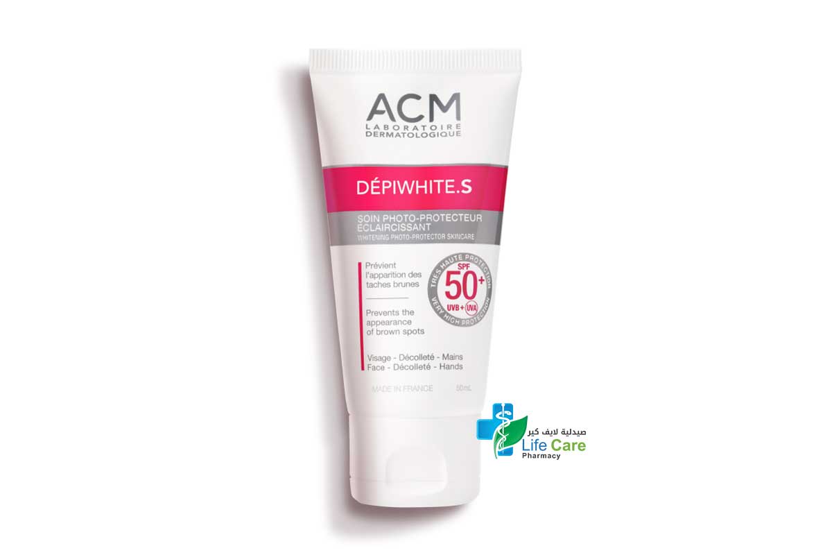 ACM DEPIWHITE S TACHES BRUNES SPF50 PLUS 50ML - Life Care Pharmacy