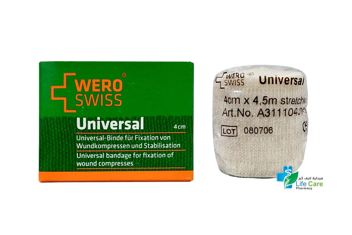 WERO SWISS 4CM X 4.5M - Life Care Pharmacy