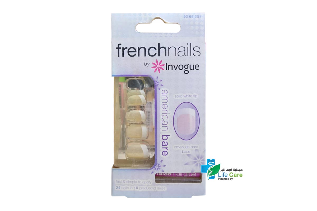 INVOGUE FRENCH NAILS 24 NAILS - Life Care Pharmacy