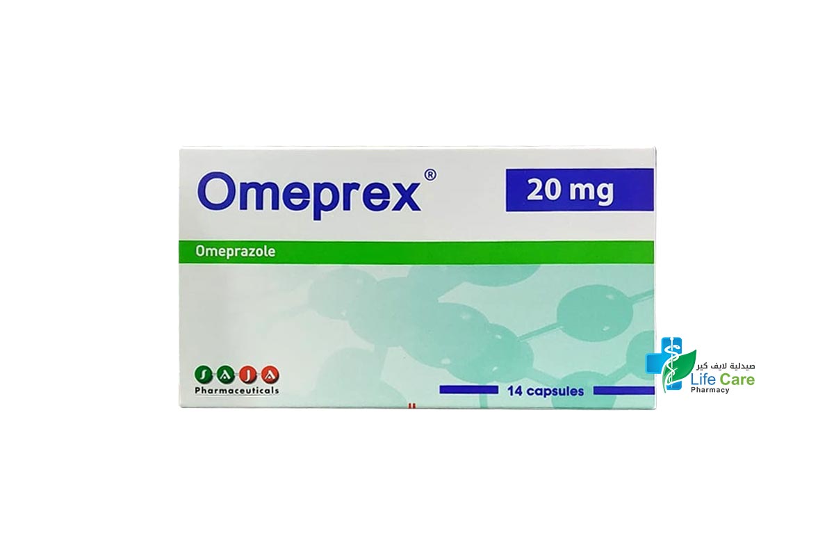 OMEPREX 20 MG 14 CAPSULES - Life Care Pharmacy