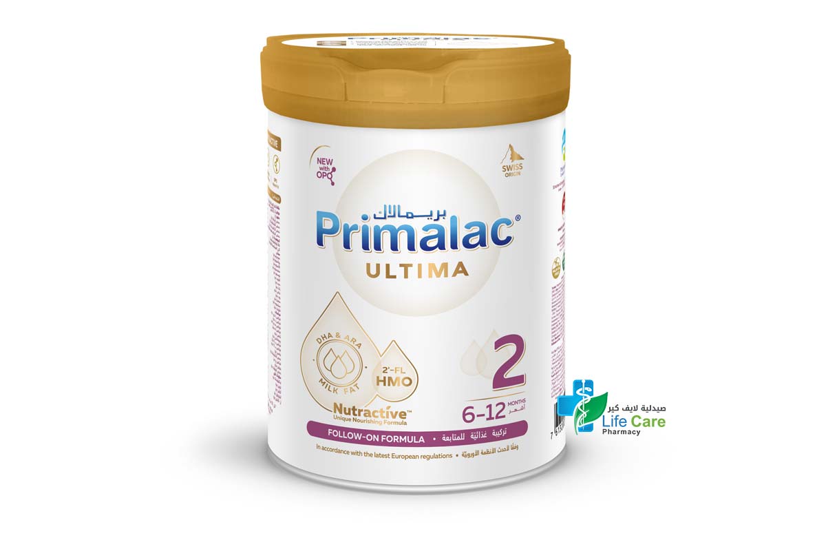 PRIMALAC ULTIMA NO 2 FROM 6 TO 12 MONTHS 400GM - صيدلية لايف كير