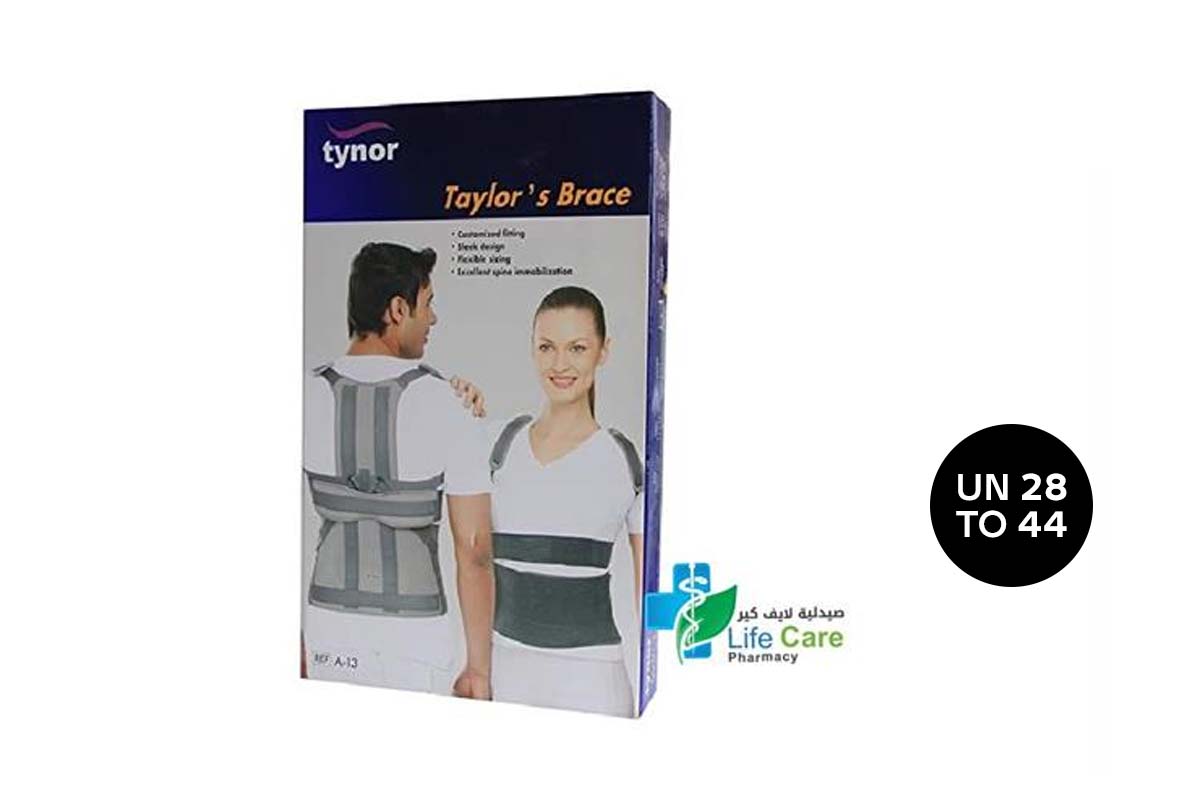 TYNOR TAYLOR SHORT TYPE UN 28 TO 44 A 13 - Life Care Pharmacy