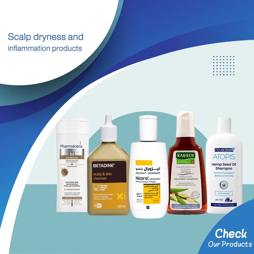 Scalp dryness and inflammation products - Life Care Pharmacy