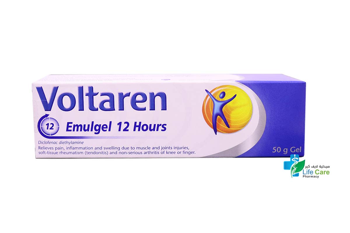 VOLTAREN EMULGEL 12 HOURS 50 GM - Life Care Pharmacy