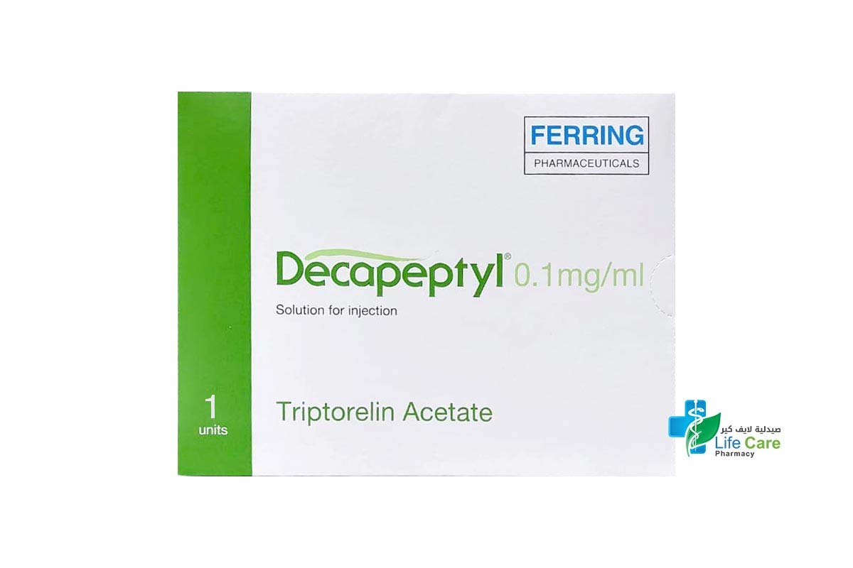 DECAPEPTYL SOLN FOR INJ 0.1MG ML 1ML 1 SYR - Life Care Pharmacy