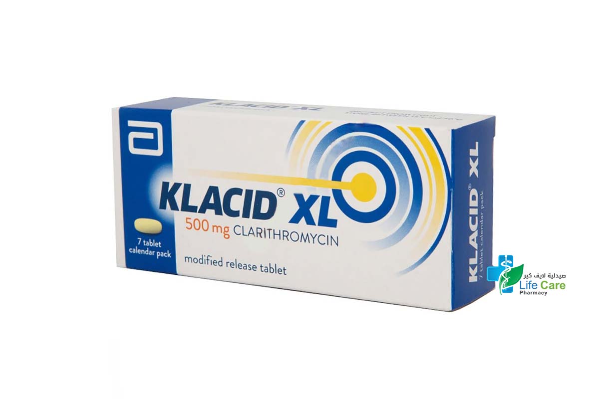 KLACID XL 500MG 7 TABLETS - Life Care Pharmacy