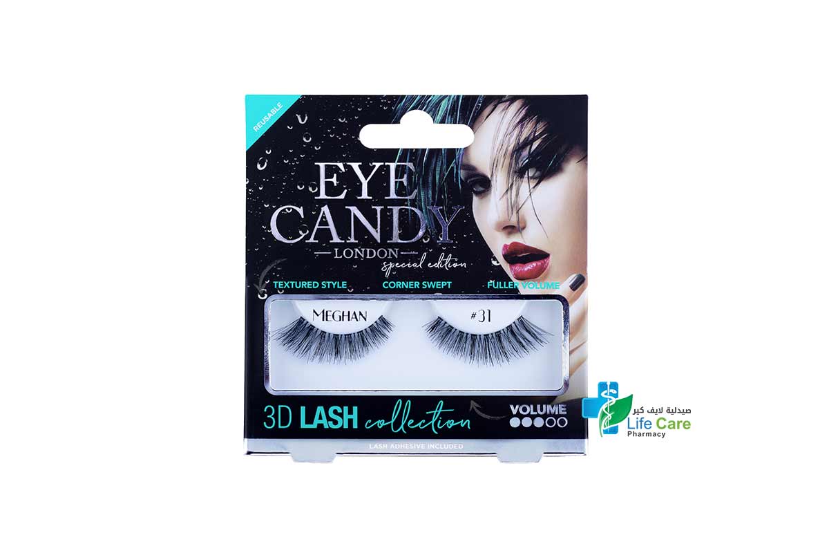 EYE CANDY 3D LASH COLLECTION MEGHAN 31 - Life Care Pharmacy