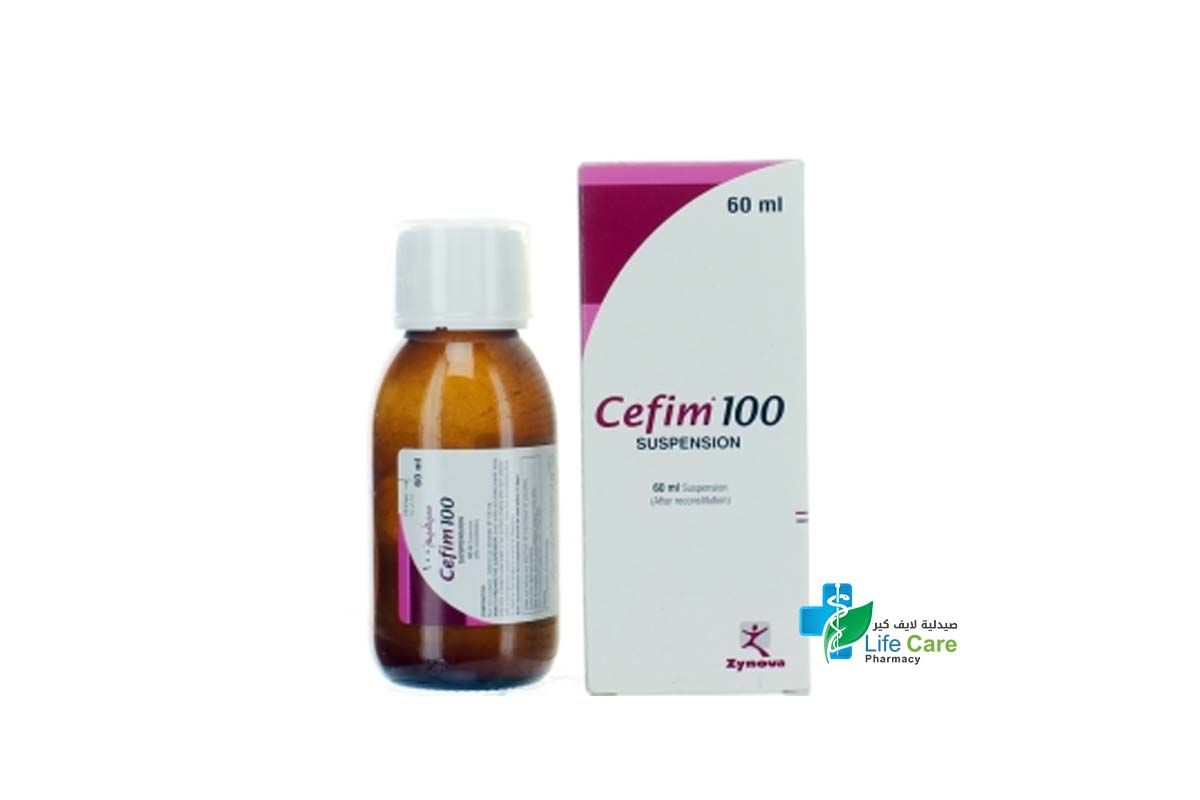 CEFIM SUSPENSION 100MG 60 ML - Life Care Pharmacy