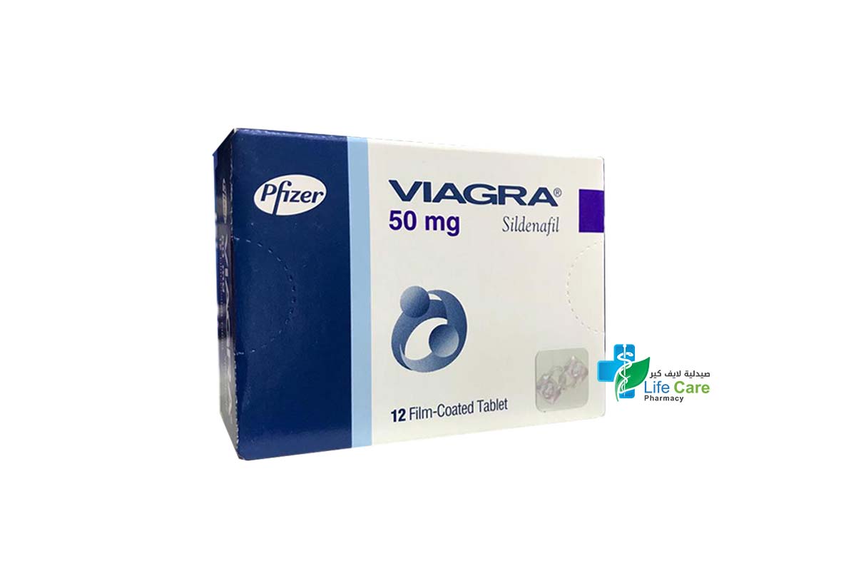 VIAGRA  50 MG 12 TABLETS - Life Care Pharmacy