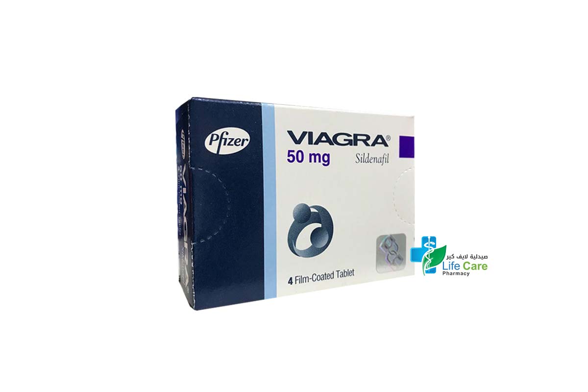 VIAGRA 50 MG 4 TABLETS - Life Care Pharmacy