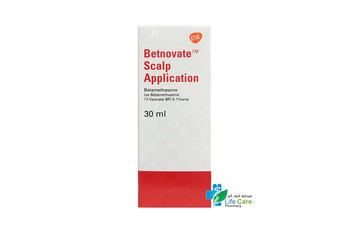 BETNOVATE SCALP APPLICATION 30 ML - Life Care Pharmacy