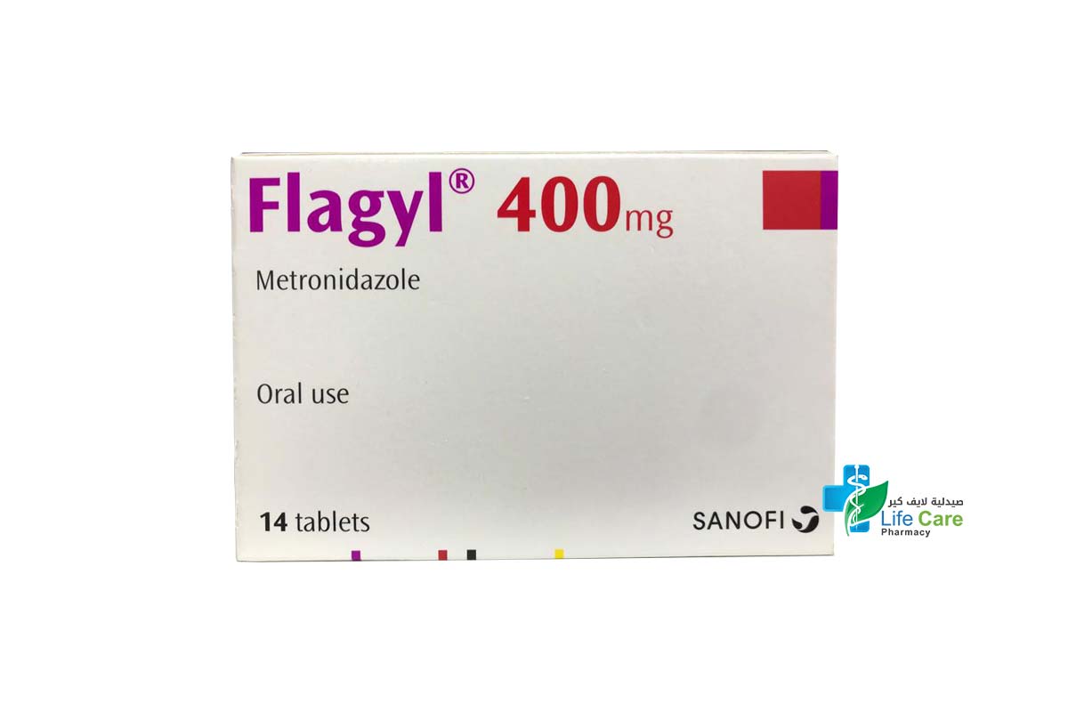 FLAGYL 400 MG 14 TABLETS - Life Care Pharmacy