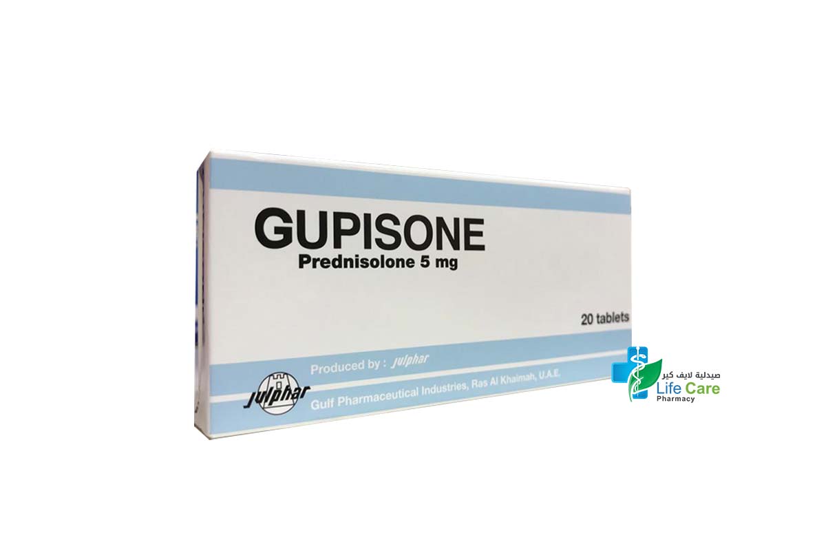 GUPISONE 5MG 20 TAB - Life Care Pharmacy