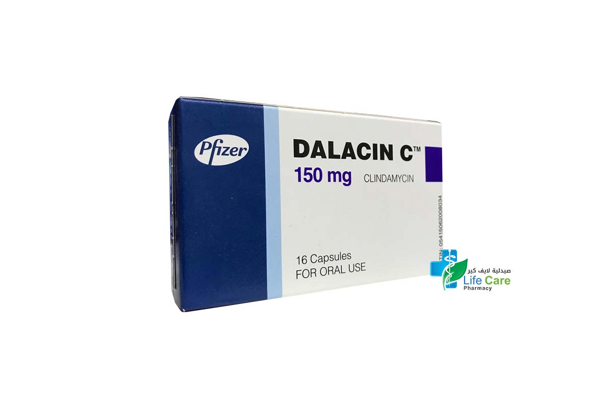 DALACIN C 150MG 16 CAPSULES - Life Care Pharmacy