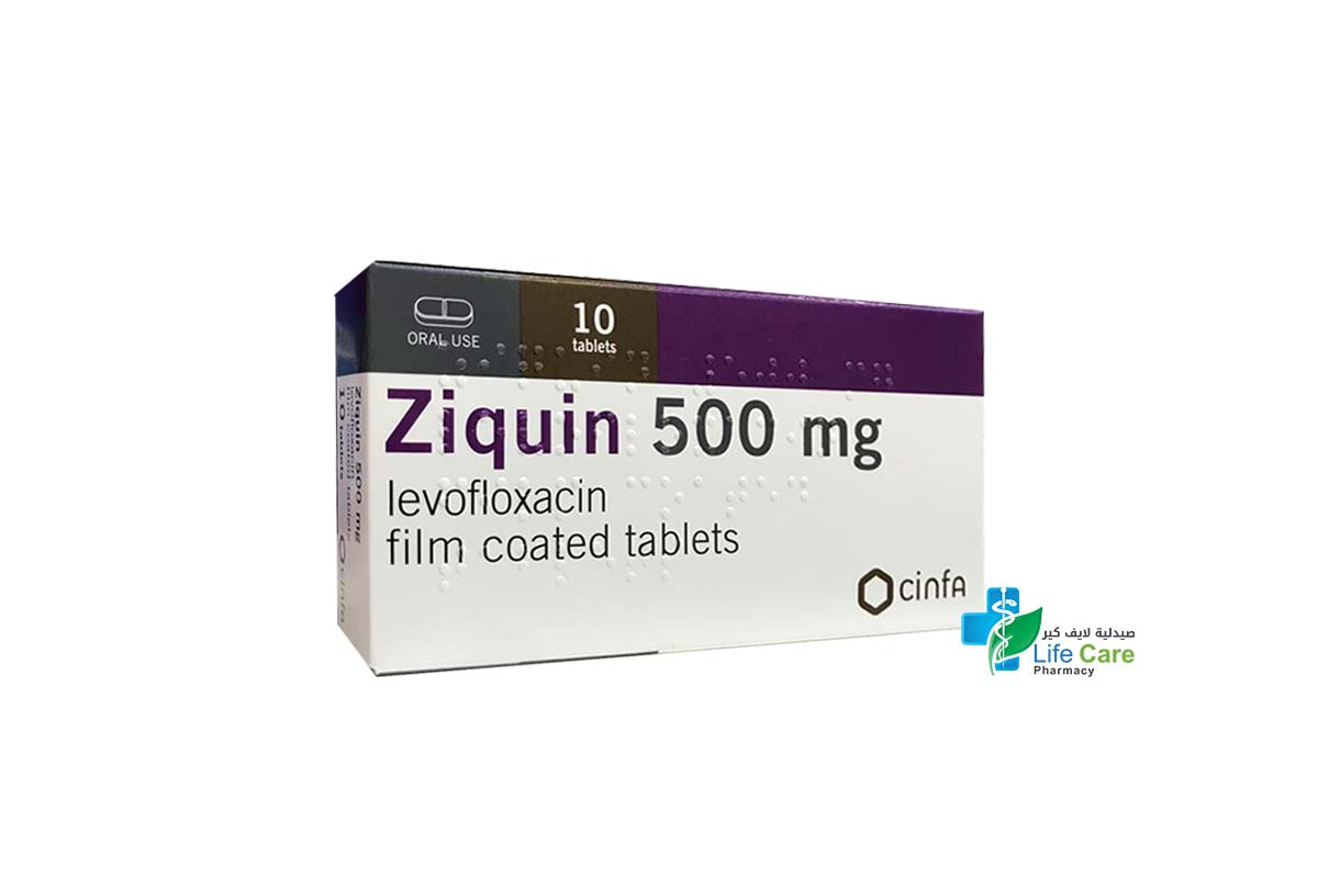 ZIQUIN 500MG 10TAB - Life Care Pharmacy