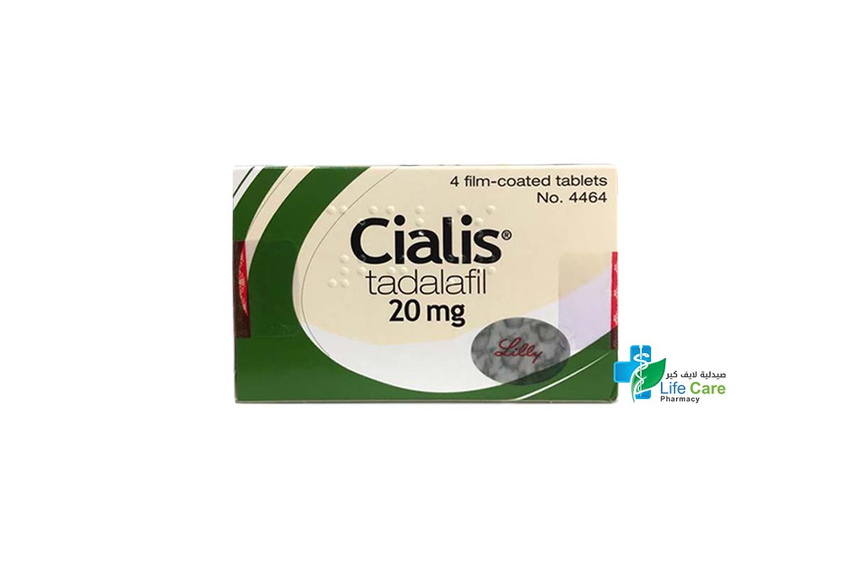 CIALIS 20MG 4 TAB - Life Care Pharmacy