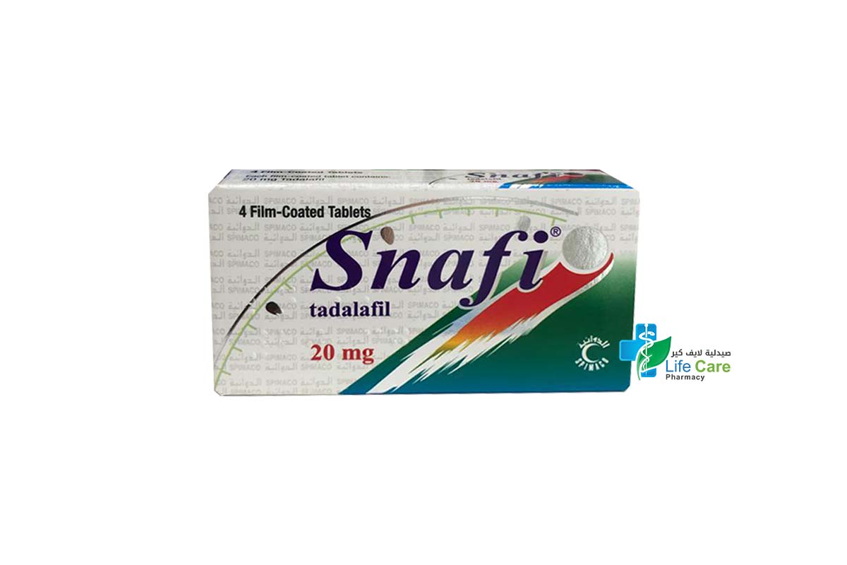 SNAFI 20MG 4TAB - Life Care Pharmacy