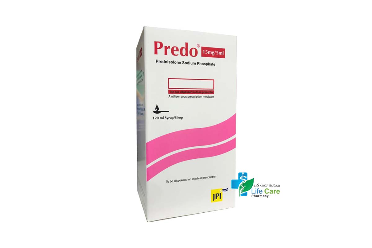 PREDO 15MG 5ML 120ML SYRUP - Life Care Pharmacy