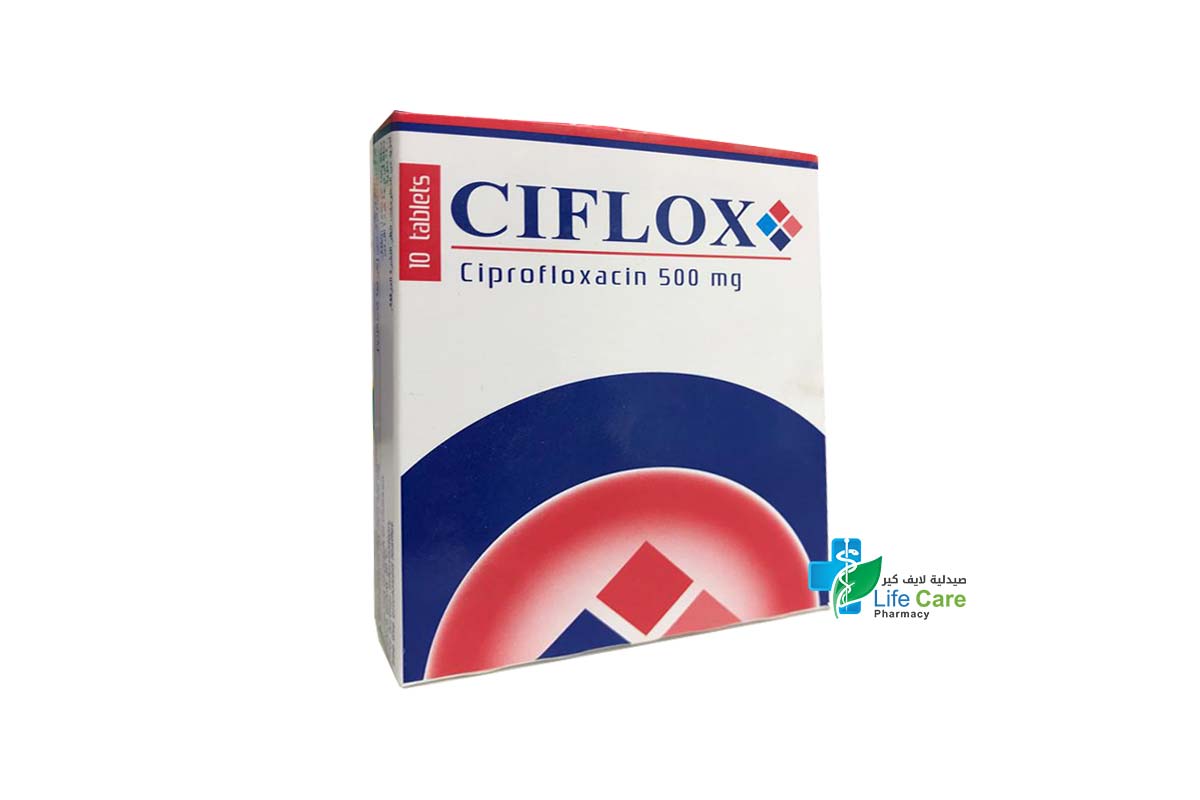 CIFLOX 500MG 10TABS - Life Care Pharmacy