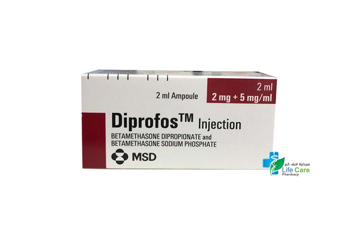 DIPROFOS INJECTION 2ML 1 AMP - Life Care Pharmacy