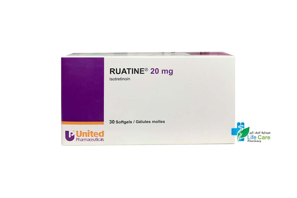 RUATINE 20MG 30SG - Life Care Pharmacy