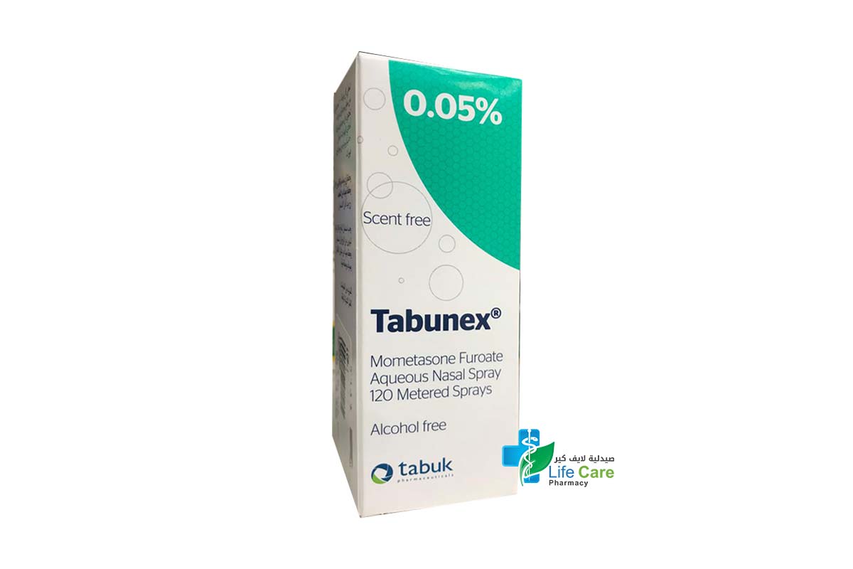 TABUNEX  0.05% NASAL SPRAY 120 DOSE - Life Care Pharmacy