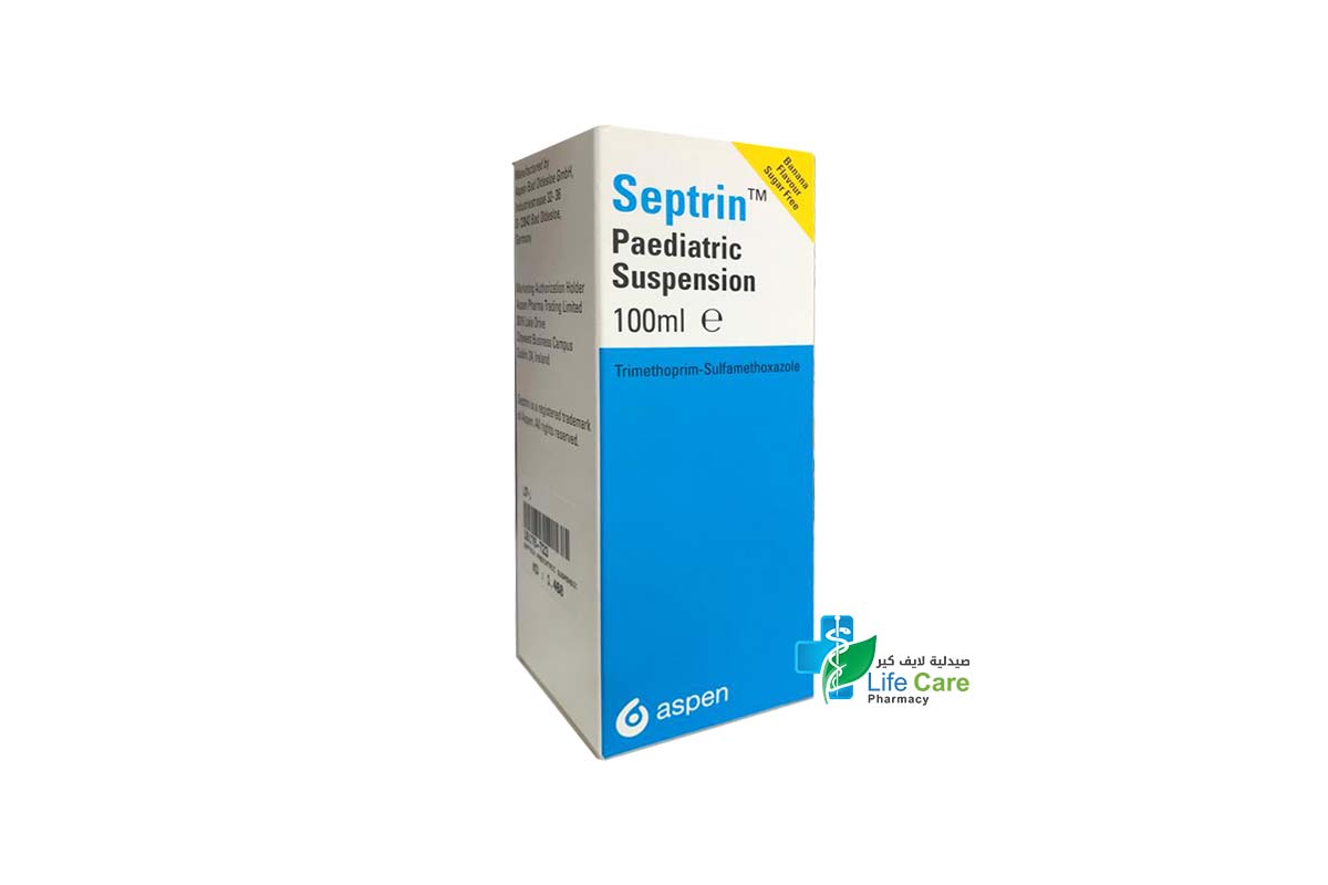 SEPTRIN PAEDIATRIC SUSPENSION 100 ML - Life Care Pharmacy