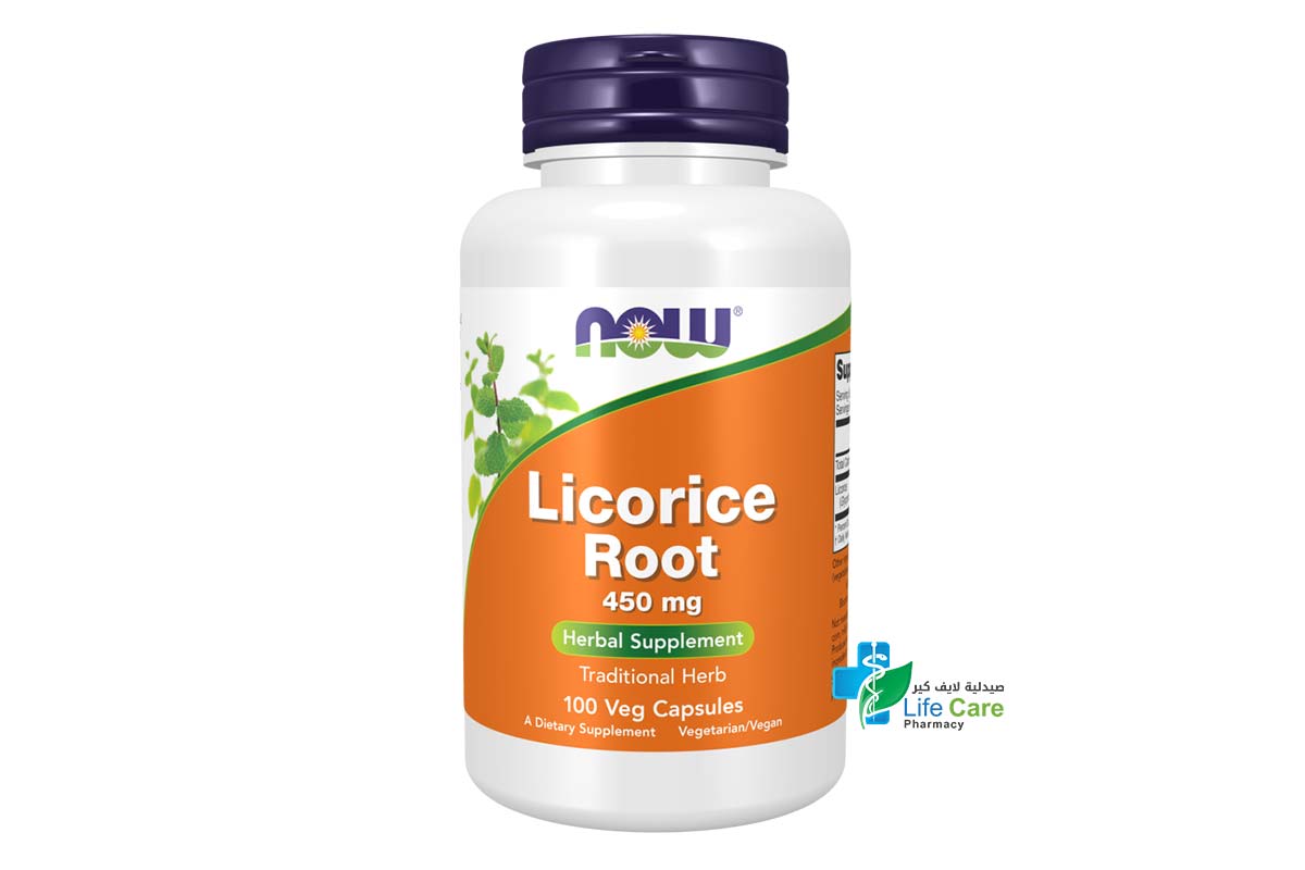 SUPPLIER NOW LICORICE ROOT 450 MG - Life Care Pharmacy