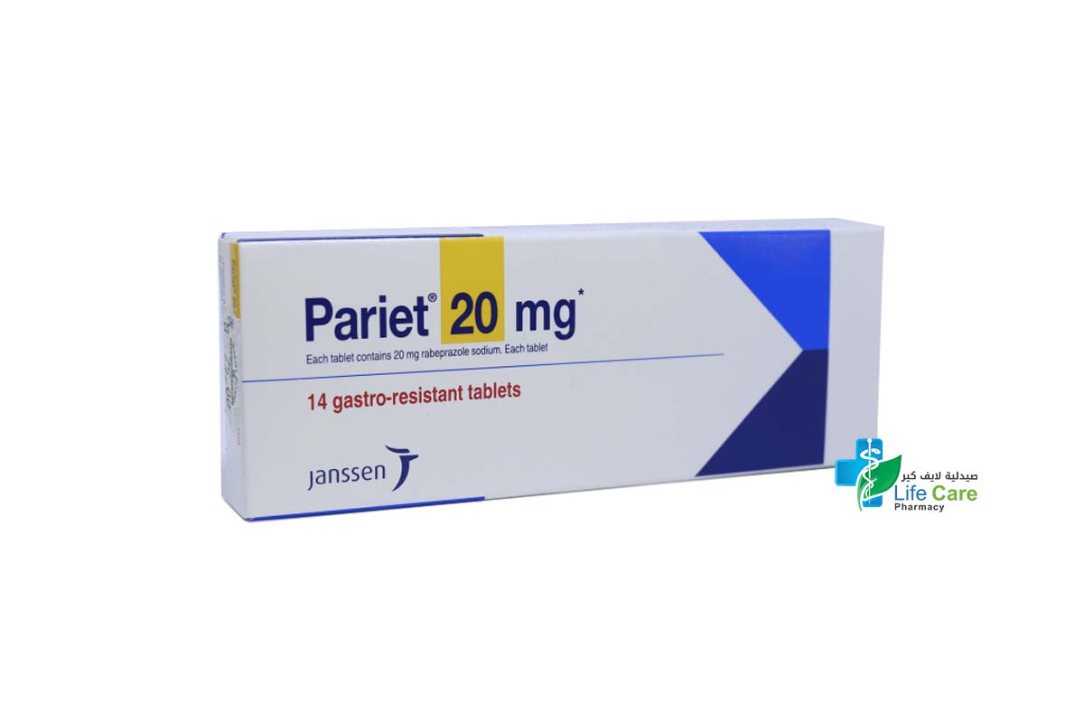 PARIET 20 MG 14 TAB - Life Care Pharmacy