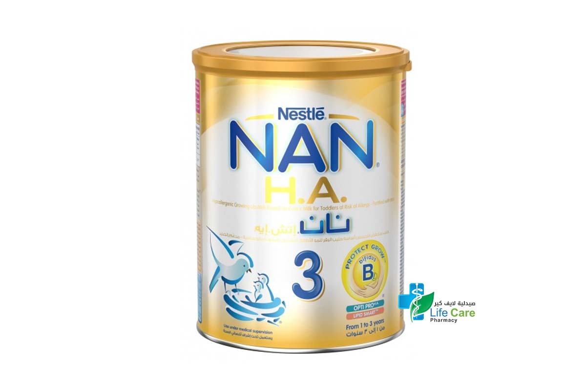 NAN H A 3 FROM 1 TO 3 YEARS 800GM - Life Care Pharmacy
