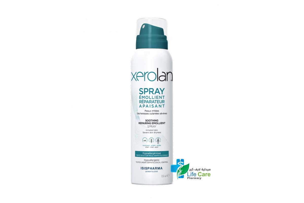 ISISPHARMA XEROLAN REPARING EMOLLIENT SPRAY 150 ML - Life Care Pharmacy