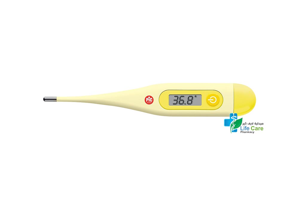 PIC THERMOMETER DIG VEDOFAMILY YELLOW - صيدلية لايف كير