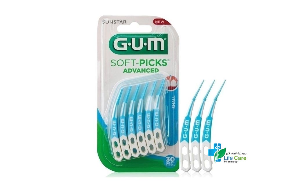 GUM ADVANCED SOFT PICKS SMALL 30 PCS 649 - Life Care Pharmacy