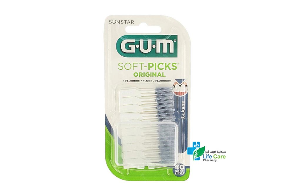 GUM SOFT PICKS ORIGINAL X LARGE 40 PCS 636 - Life Care Pharmacy