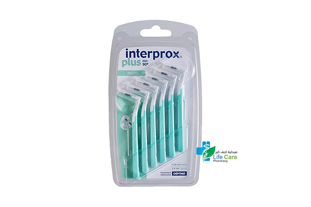 INTERPROX PLUS MICRO 0.9 GREEN 6 UNITS - صيدلية لايف كير