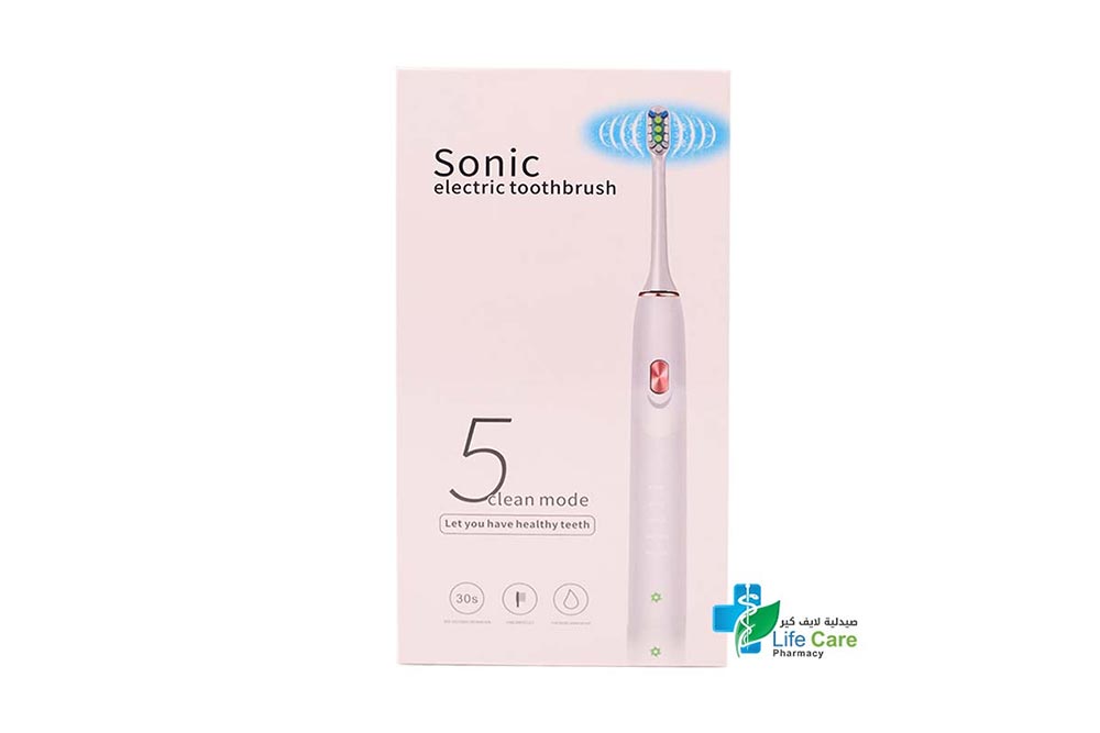 PRIMED SONIC ELECTRIC TOOTHBRUSH 5 MODES RECHARGEABLE POWER - صيدلية لايف كير