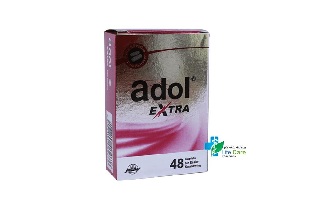 ADOL EXTRA 48 CAPLETS - Life Care Pharmacy
