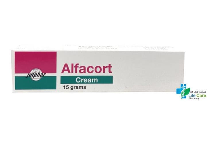ALFACORT CREAM 1% 15 GM - صيدلية لايف كير
